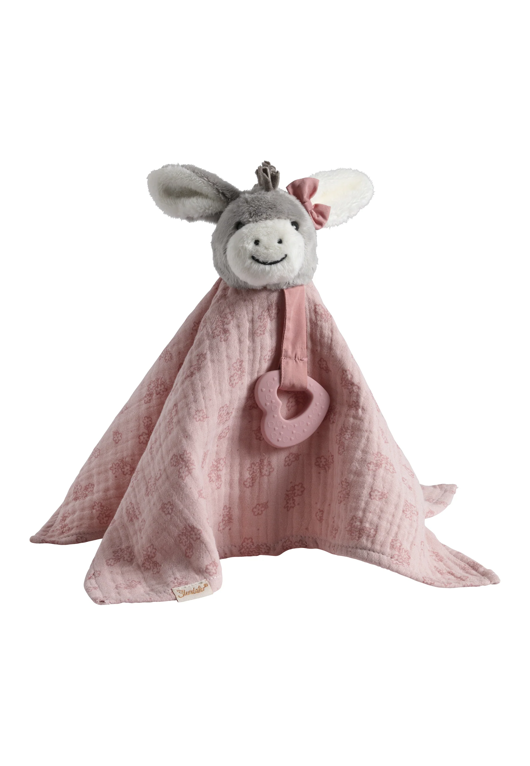Schmusetuch Esel Emmi Girl in rosa, L