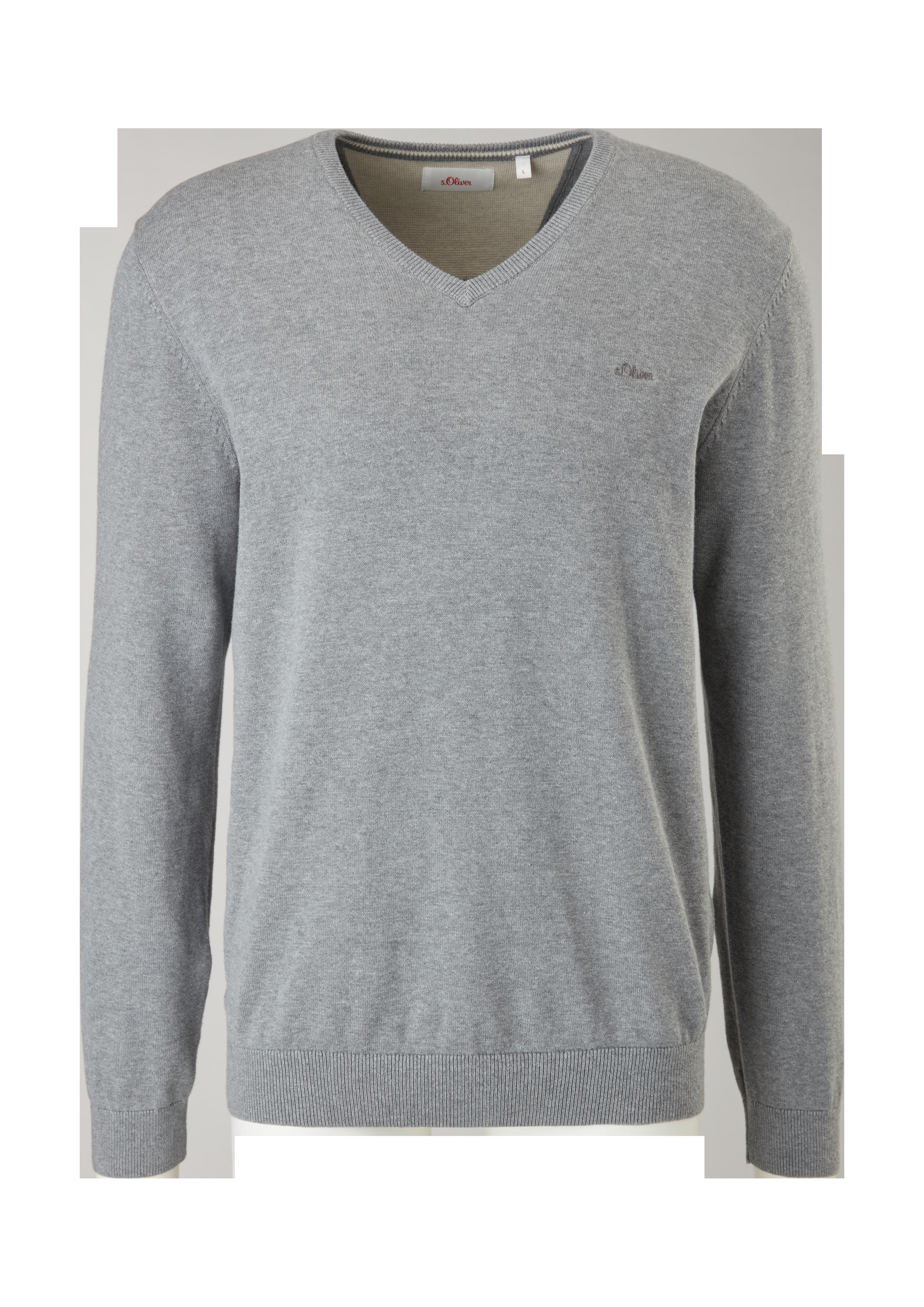 Feinstrickpulli mit V-Ausschnitt  03.899.61.7623-92W0