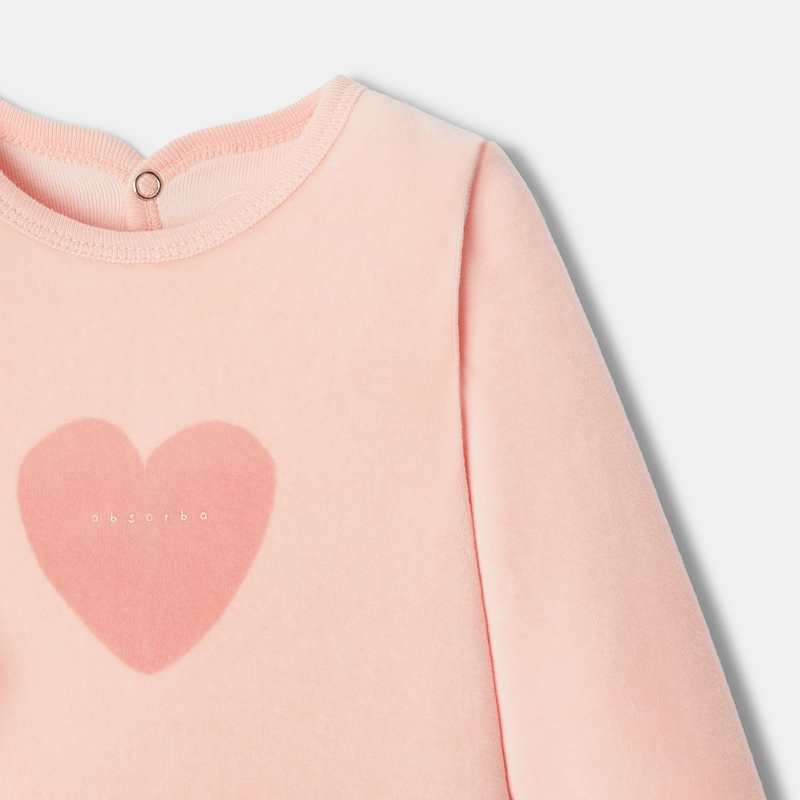 Dors-bien en velours rose mixte Absorba