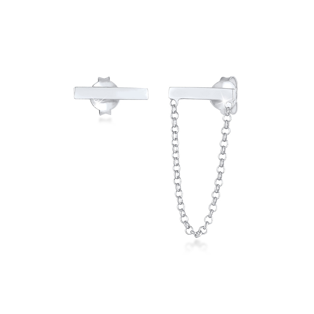 Elli Elli Boucles d'Oreilles Boucles d'oreilles dames blogueuse de tendance en argent  Boucles d'oreilles