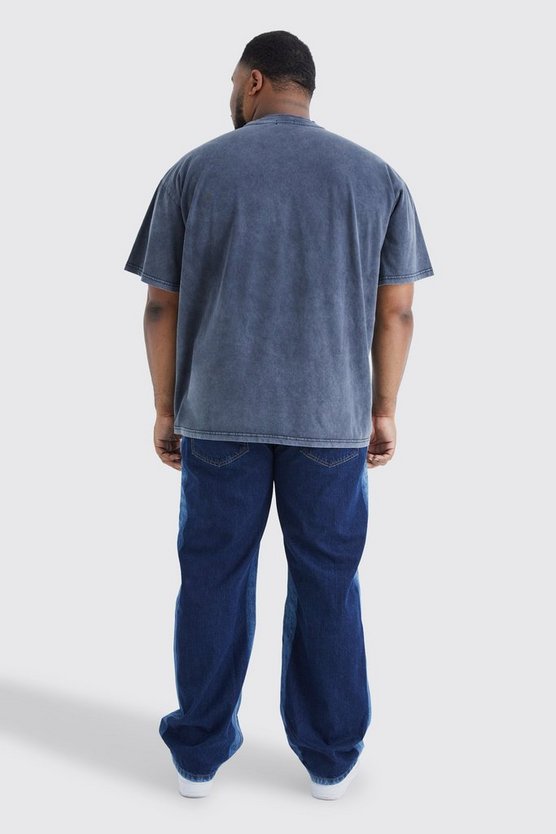 Plus lockere Jeans mit Rissen