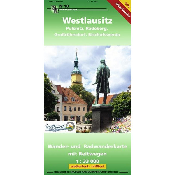 Westlausitz (vormals Pulsnitz und Umgebung) 1 : 33 000 - Wanderkarte