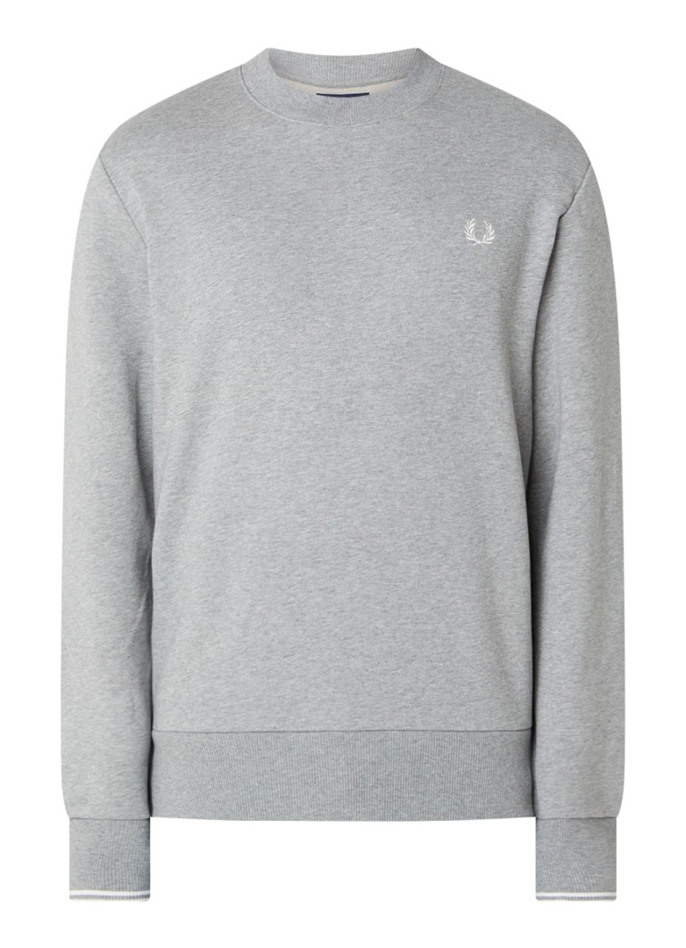 Pulover Fred Perry cu logo brodat