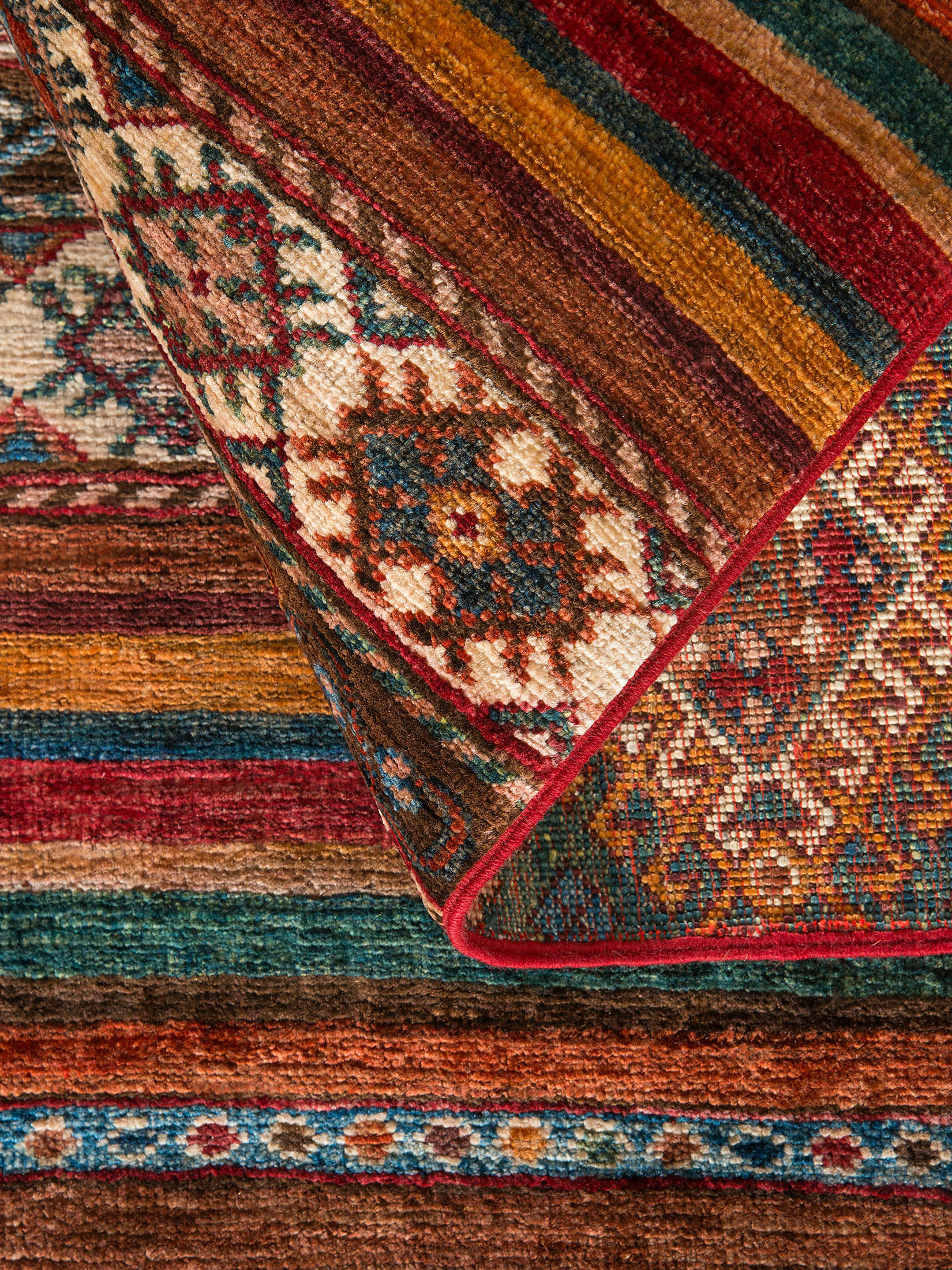 Chobi Schal ca. 84 x 119 cm, Unikat / Einzelstück