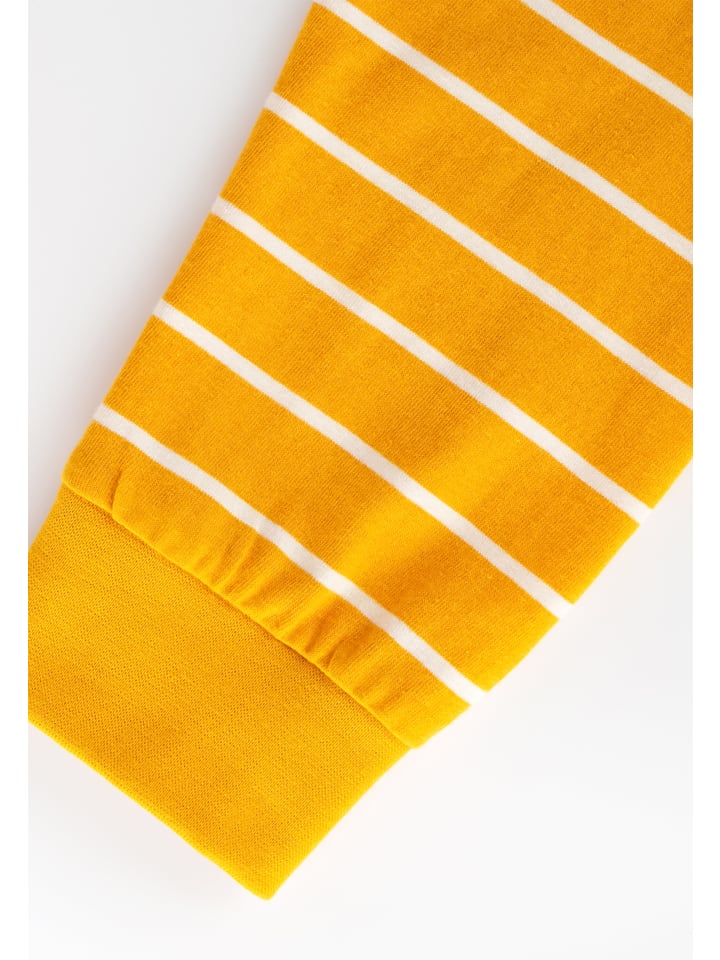 Sigikid Pyjama, kurzarm Kinder Schlafanzug in grau/gelb günstig kaufen