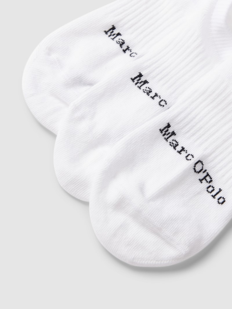 Sneakersocken mit Label-Detail im 3er-Pack Modell 'SASCHA' in weiß