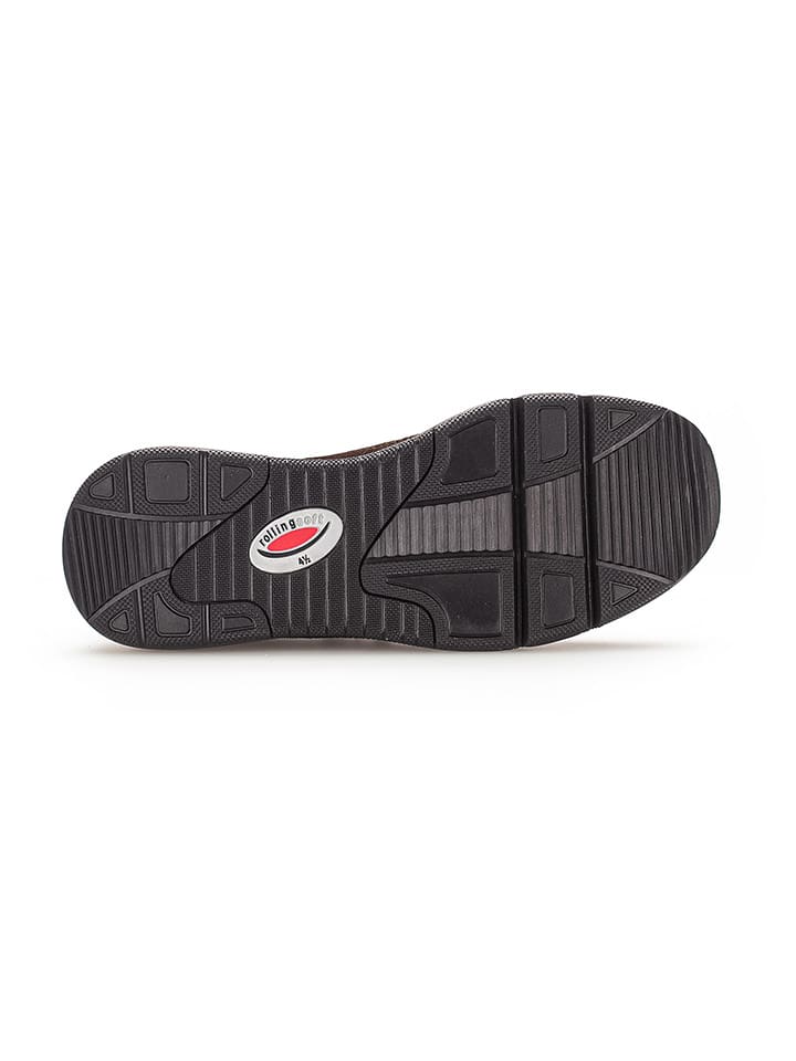 Gabor Leder-Sneakers in Braun günstig kaufen