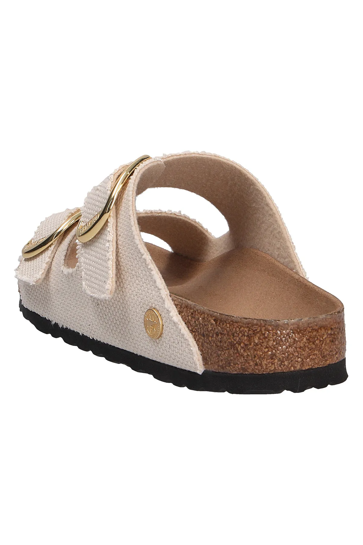 Birkenstock  Pantolette - Beige - Flacher Absatz
