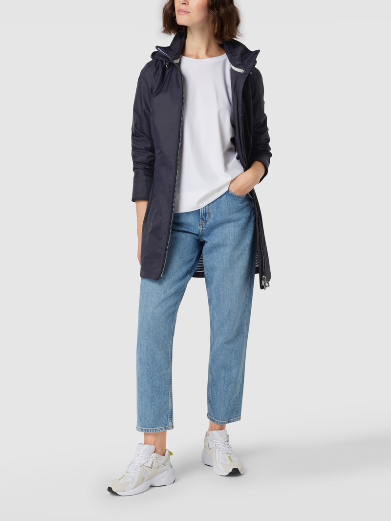 Funktionsjacke mit Kapuze Modell 'Westside' in marineblau