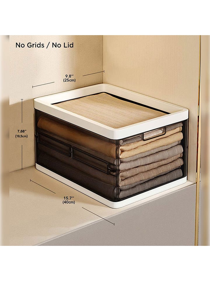 Joybos Kleiderbox in Braun - (B)25 x (H)19,5 x (T)40 cm günstig kaufen onesize