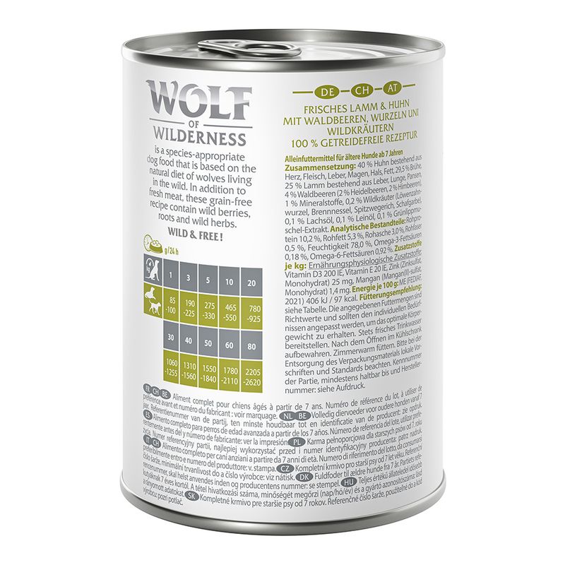 Wolf of Wilderness Senior 6 x 400 g