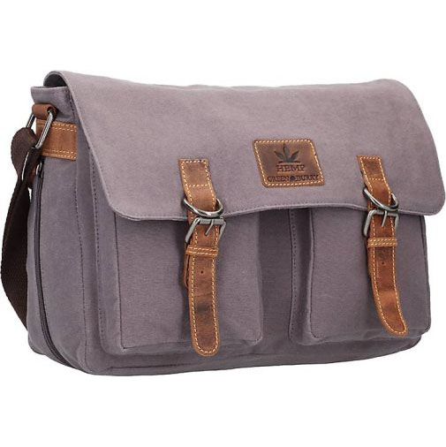 Greenburry Vintage Hemp Messenger 38 cm