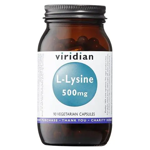 Viridian L-lizin 500 mg, kapsule