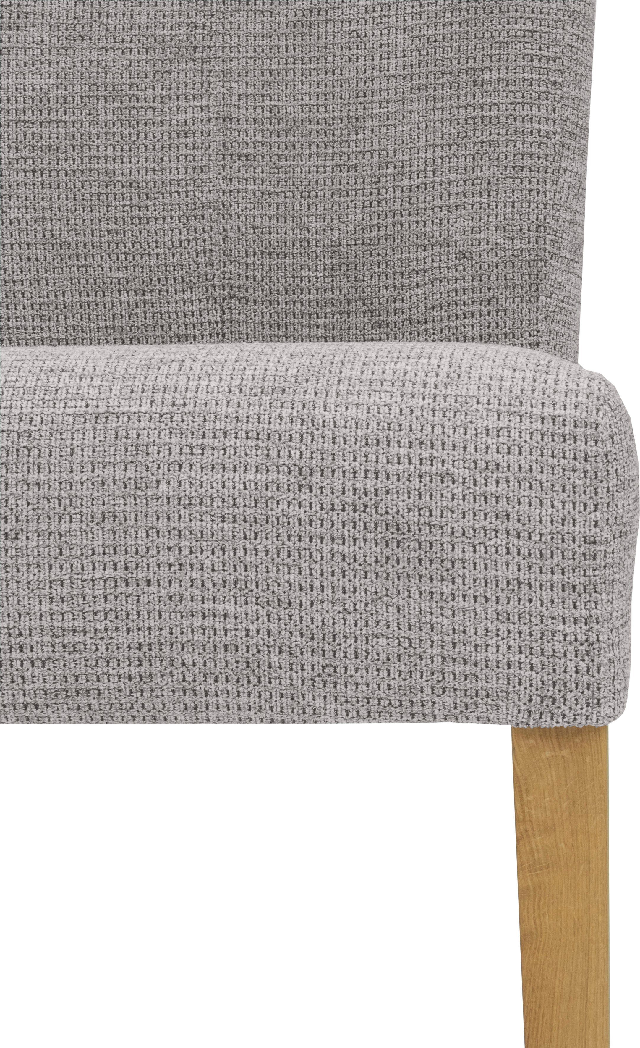 Home affaire 4-Fußstuhl Queen (Set, 2 St), bezogen mit Web- oder Strukturstoff, Microfaser oder Kunstleder