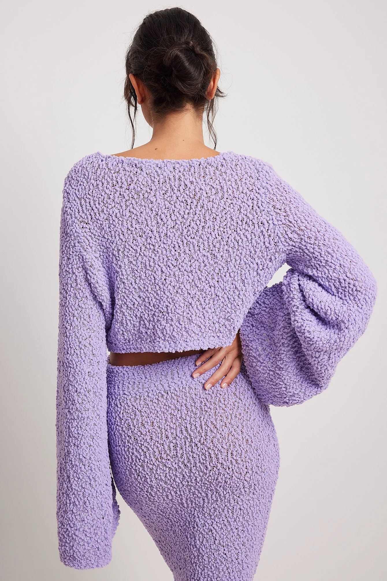 Gekürzte Strickcardigan mit Kettendetail