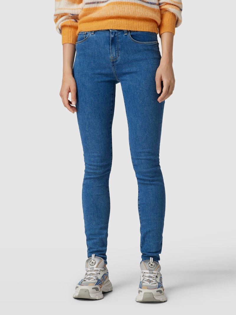 Skinny Fit Jeans im 5-Pocket-Design Modell 'FLEX COMO' in jeans