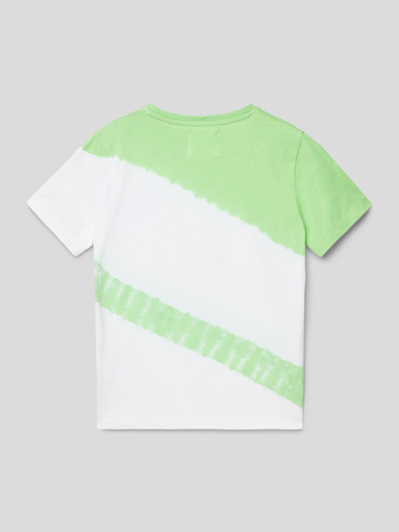 T-Shirt im Batik-Look in hellgrün