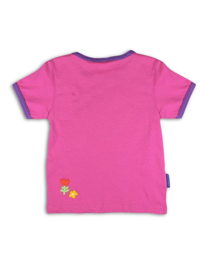 Toby Tiger T-Shirt mit Pferde Applikation in rosa günstig kaufen