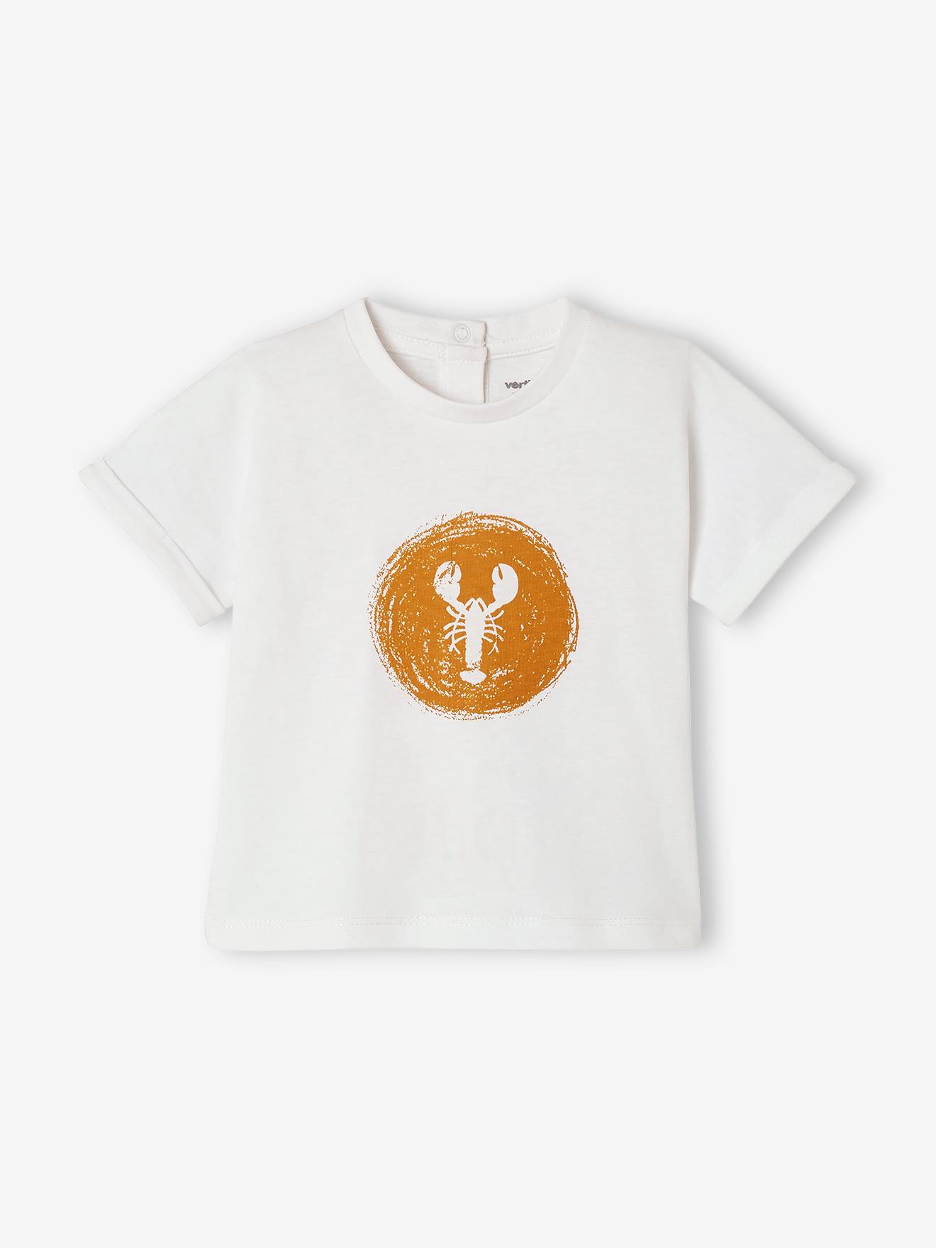 Ensemble bébé T-shirt, short et bob blanc