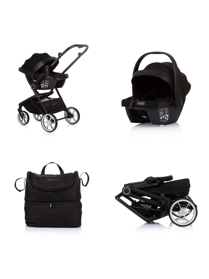 Chipolino 3 in 1 Kombikinderwagen Linea in schwarz günstig kaufen onesize