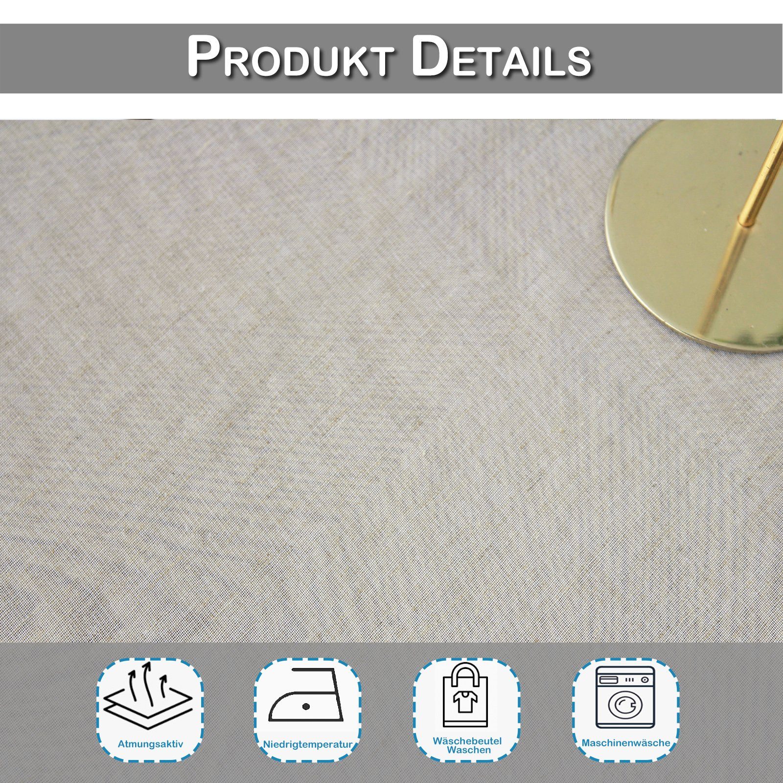 Scheibengardine Vorhang Leinen,Kurze Scheibengardine mit Quasten, BTTO, (2 St), transparent, Beige,durchsichtig,für Küche Wohnzimmer Schlafzimmer, bistrogardine