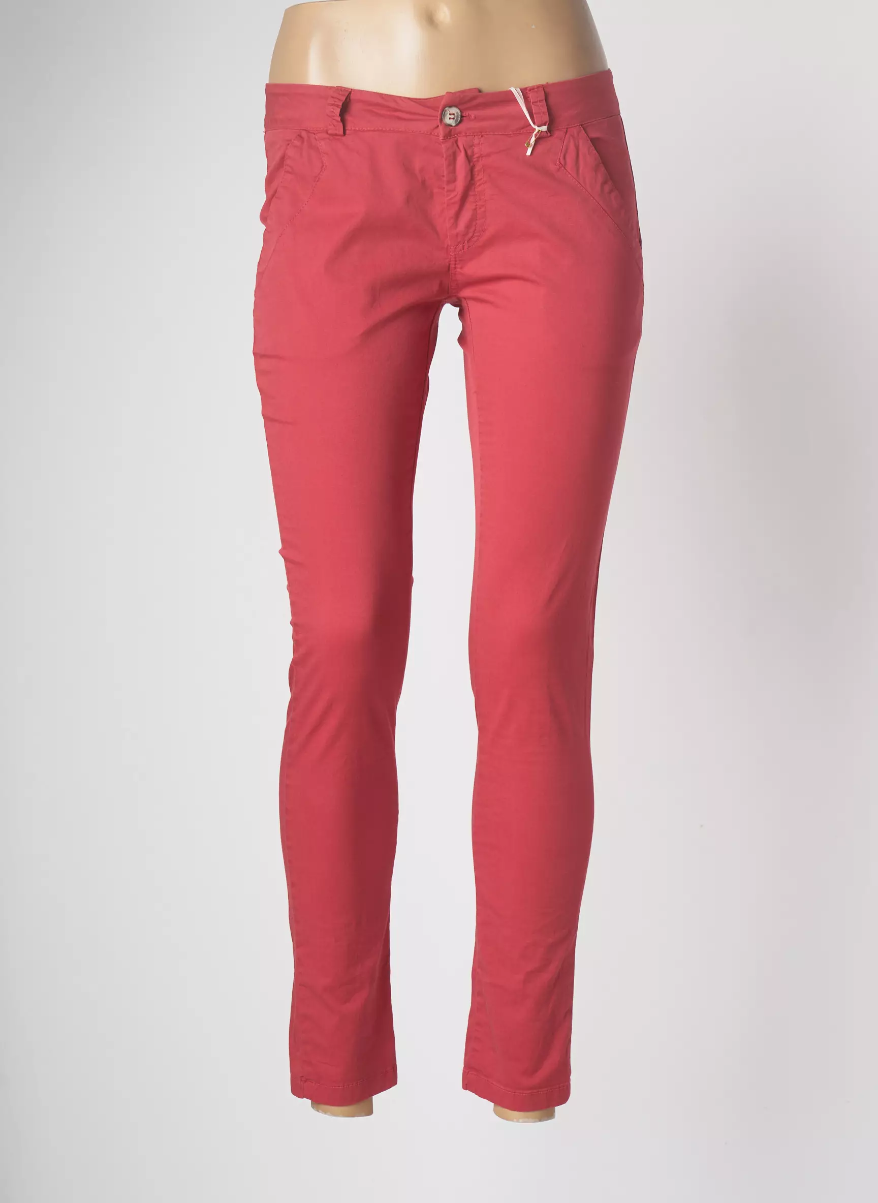 La Fee Maraboutee Pantalons Chino Femme couleur rouge