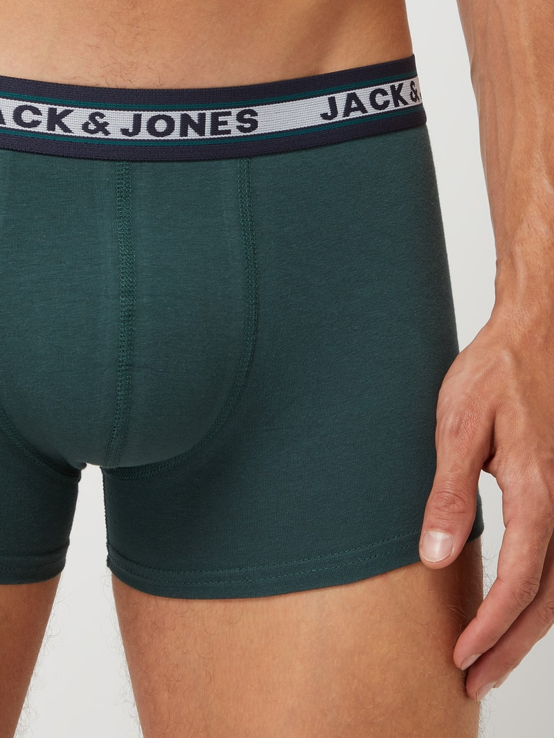 Trunks mit Stretch-Anteil im 5er-Pack in dunkelgrau meliert