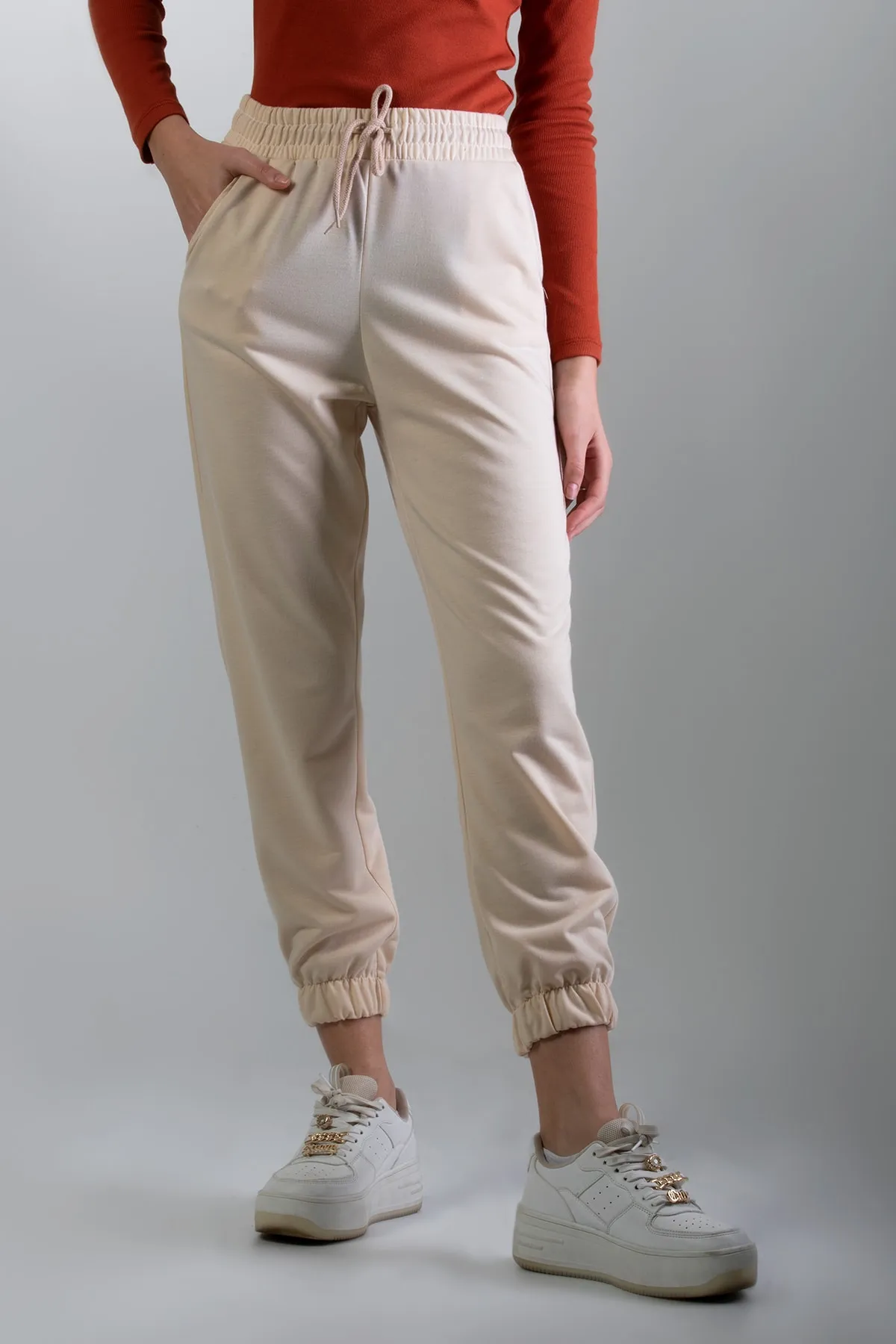 Pattaya  Basic-Strick-Jogginghose für Damen P21w110-66355