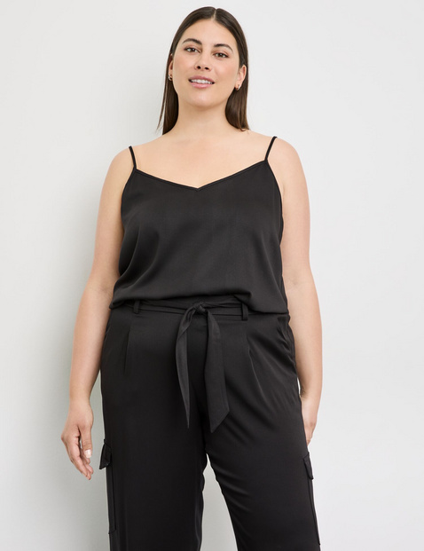 Blusentop aus Satin