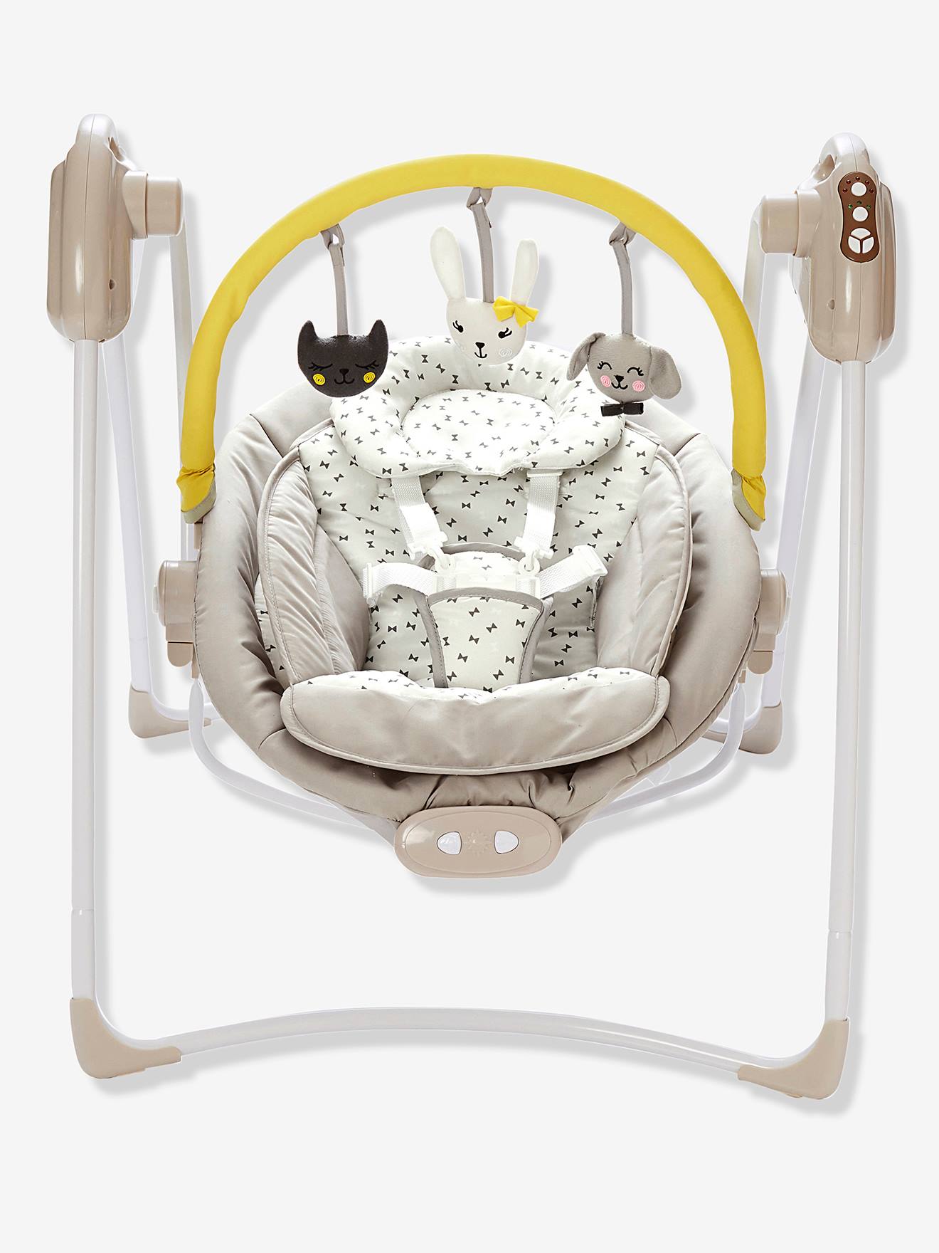 Vertbaudet Babyschaukel mit Spielbogen MAGICMOUV - grau
