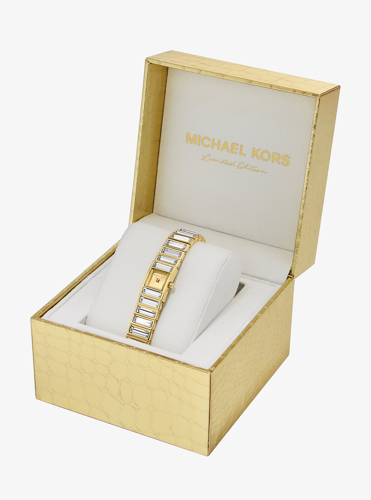 Limited-Edition Mini Darrington Pavé Bezel Gold-Tone Watch - GOLD
