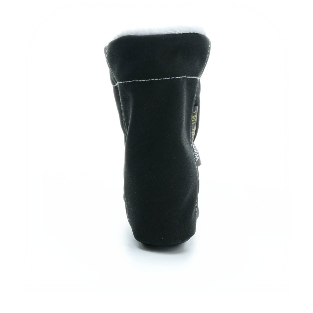 Adom Gefütterte Softshell-Schuhe schwarz mit hellem Fell