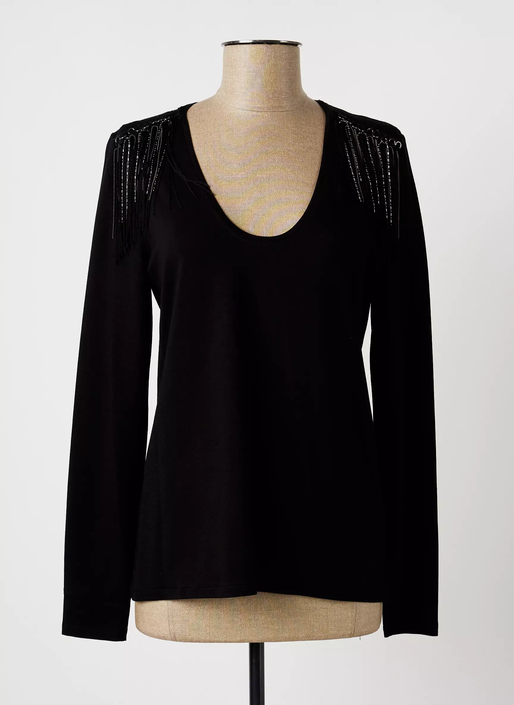 Lauren Vidal Tshirts Femme couleur noir