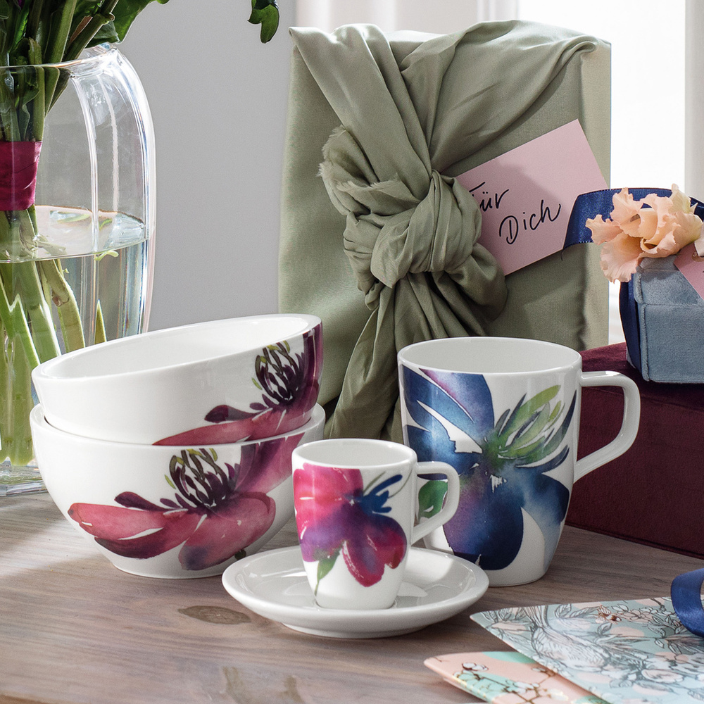 Villeroy & Boch Soucoupe tasse moka Artesano Flower Art Tasse
