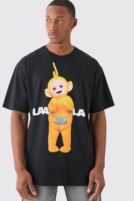 Oversize T-Shirt mit lizenziertem Telestubbies Lala Print