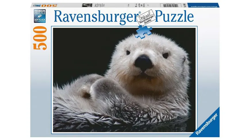 Ravensburger Puzzle - Süßer kleiner Otter - 500 Teile Puzzle