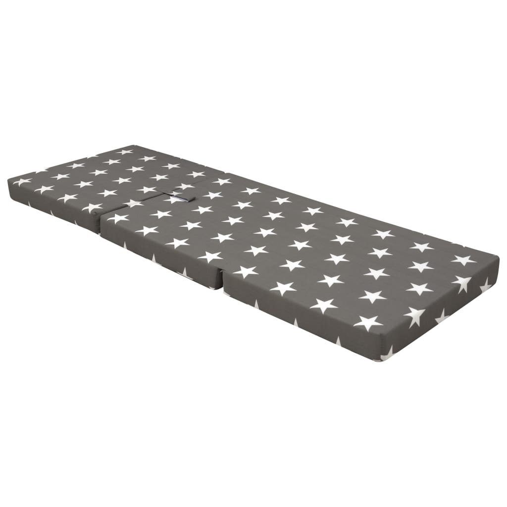 Kaltschaummatratze 3-teilige Klappmatratze 190709 cm Grau Gästematratze Gästebett Zusatzb, vidaXL, 9 cm hoch