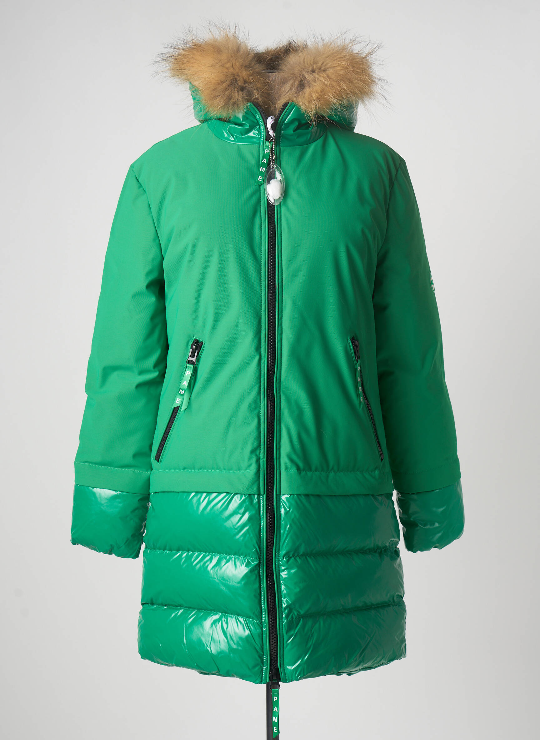 Pame Carrioni Doudounes Femme couleur vert