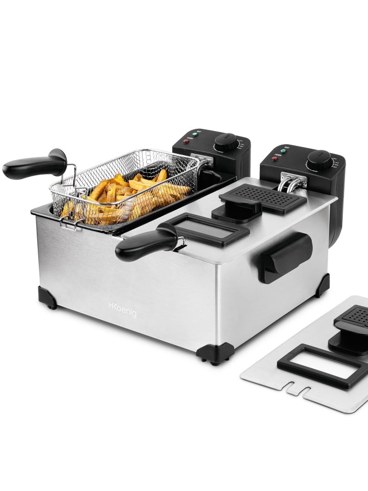 HKoenig Fritteuse DFX600 in Silber günstig kaufen onesize