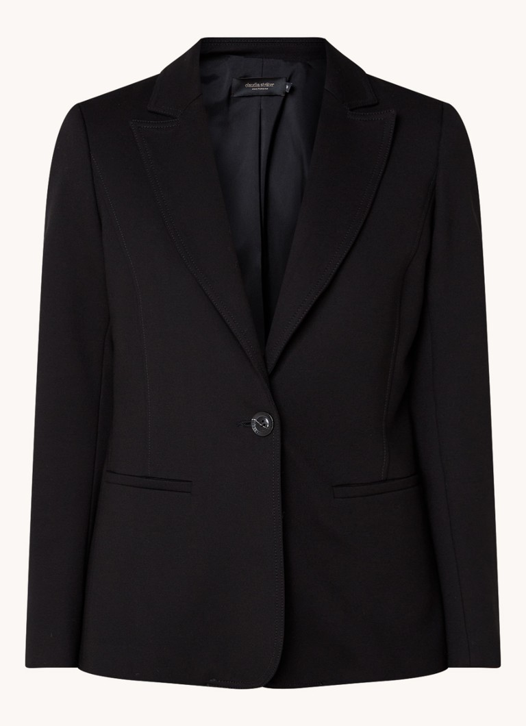 Claudia Sträter Blazer with stretch and welt pockets