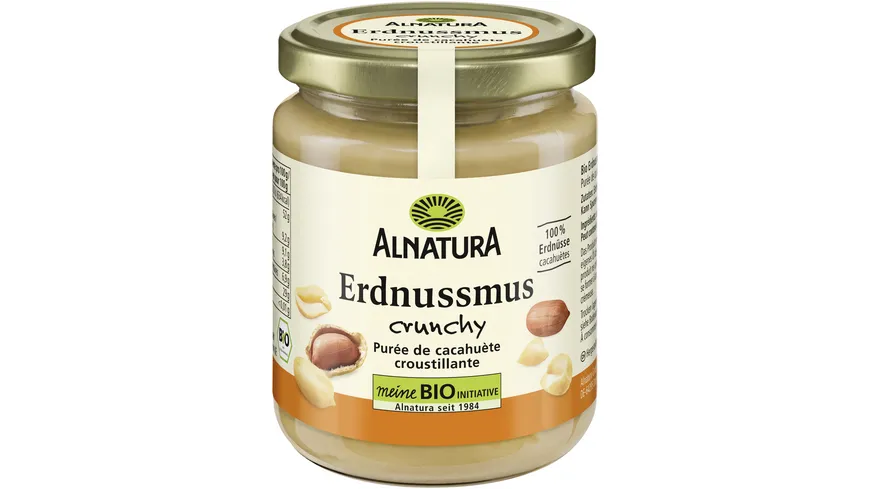 Alnatura Bio Erdnussmus crunchy 250 g