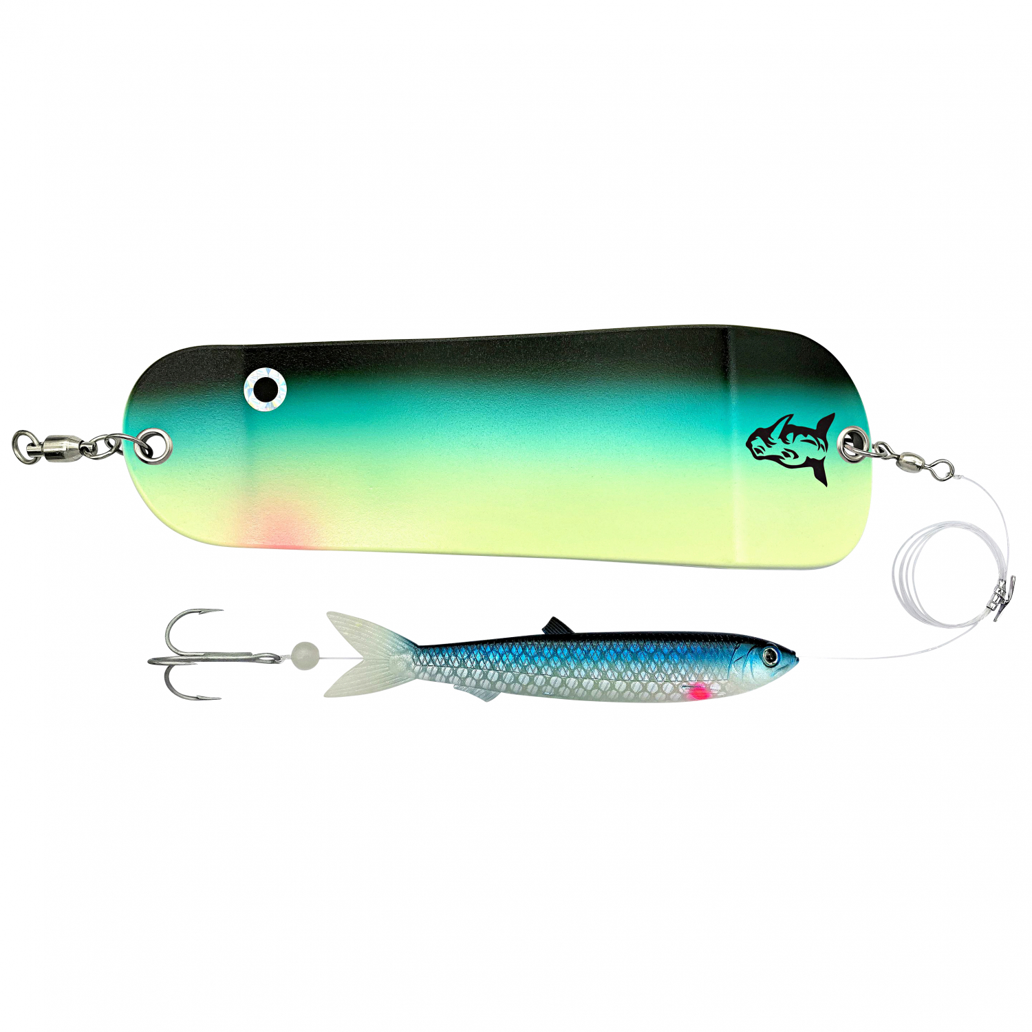 Rhino Blinker Flasher mit Soft Finny (Super Shiner)