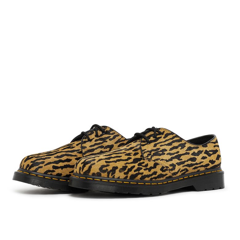 Dr. Martens x Wacko Maria Camel+Black Tiger Camo Hair On