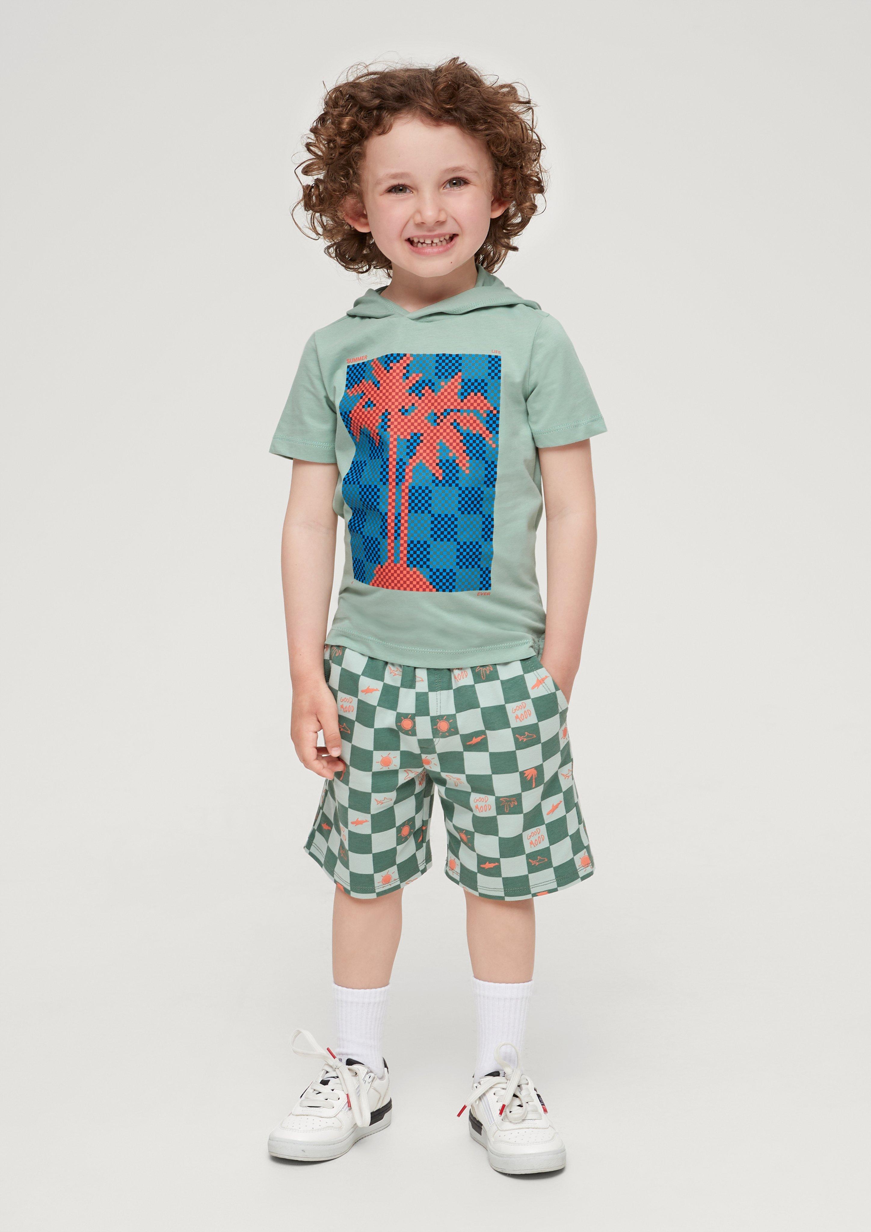 Printshirt mit Kapuze  2130691-6091
