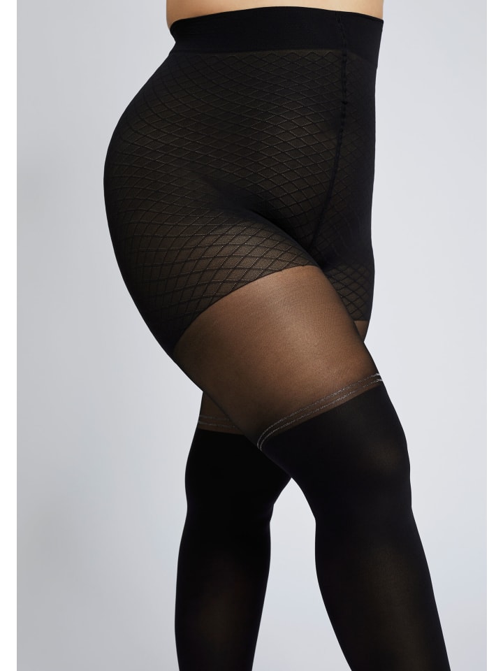 camano Strumpfhose overknee 1er Pack fine curvy 70 Denier in Schwarz günstig kaufen