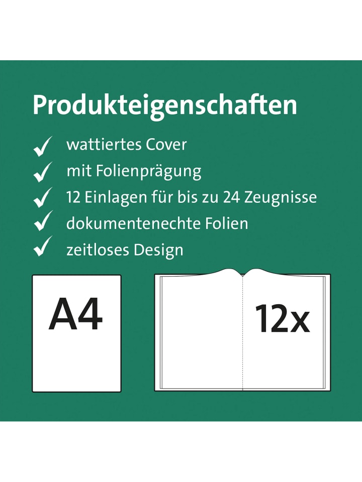 ROTH Zeugnismappe Duo - Grün in Grün günstig kaufen onesize