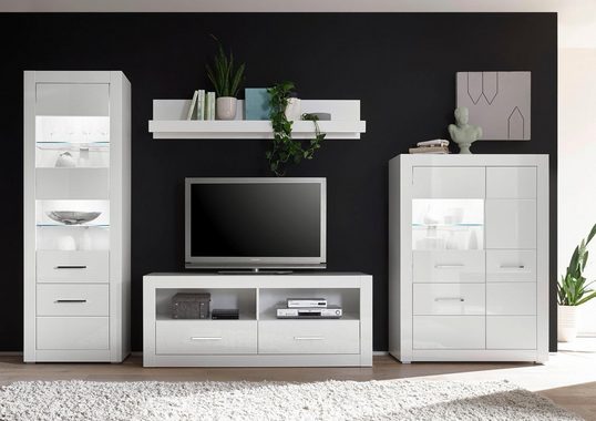 INOSIGN Wohnwand BIANCO, (Set, 4-St)