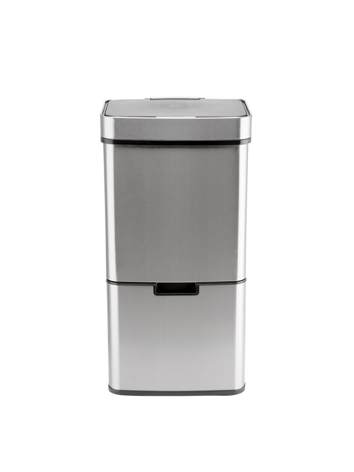 Ribelli Sensor Mülleimer 72 L,  4 Fächer, silber günstig kaufen onesize