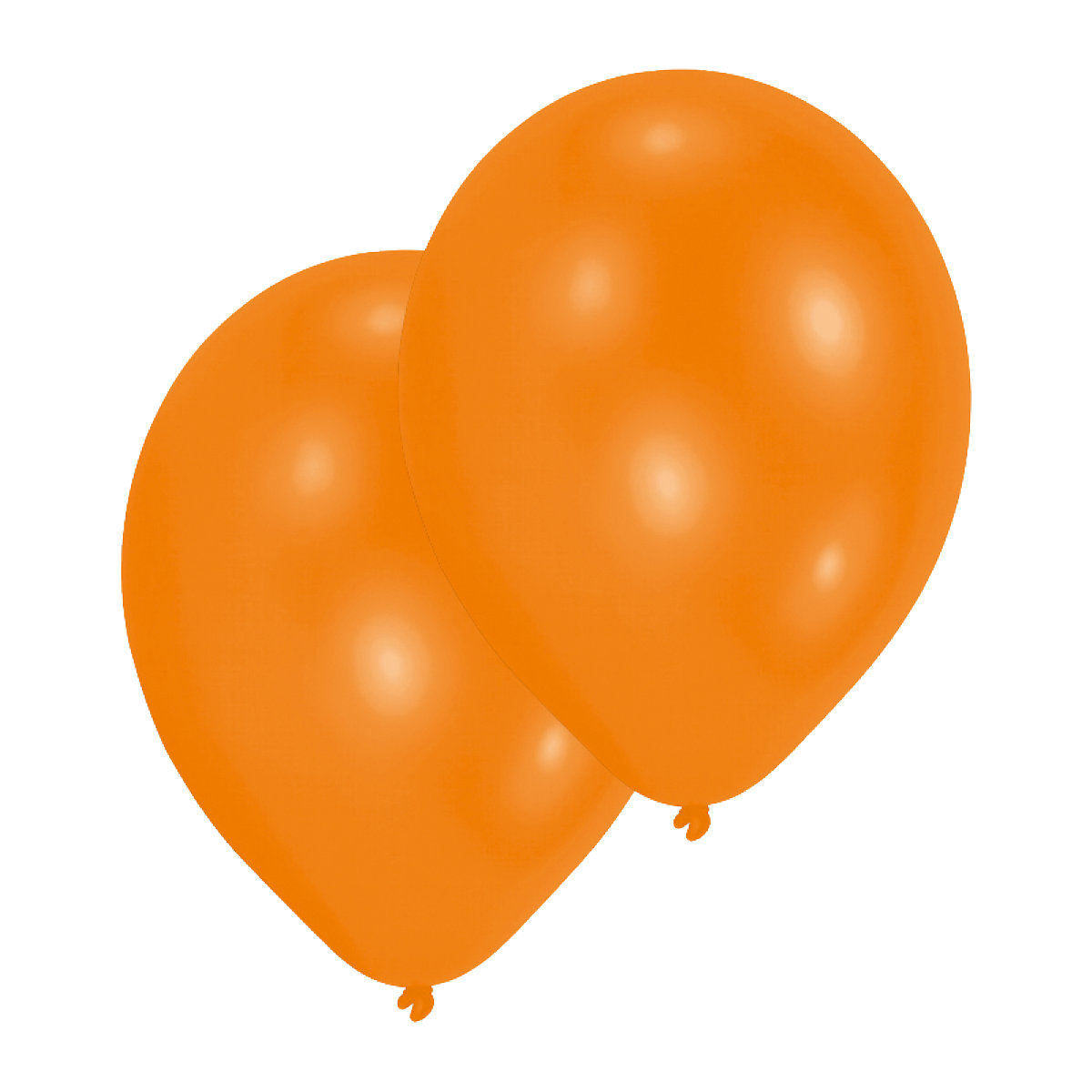 Latexballons orange, 10 Stück