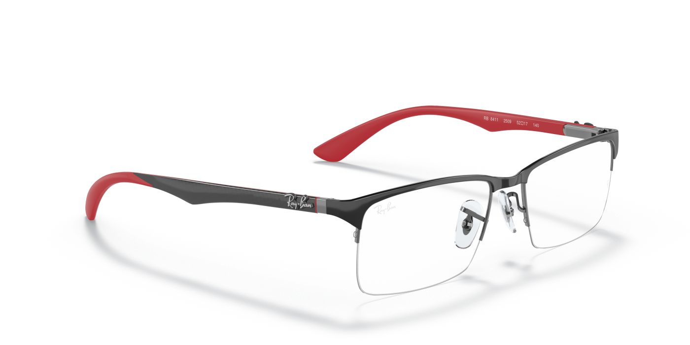 RB8411 OPTICS - Negru lucios